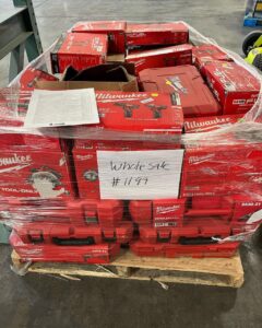 100 UNITS MILWAUKEE TOOLS PALLET